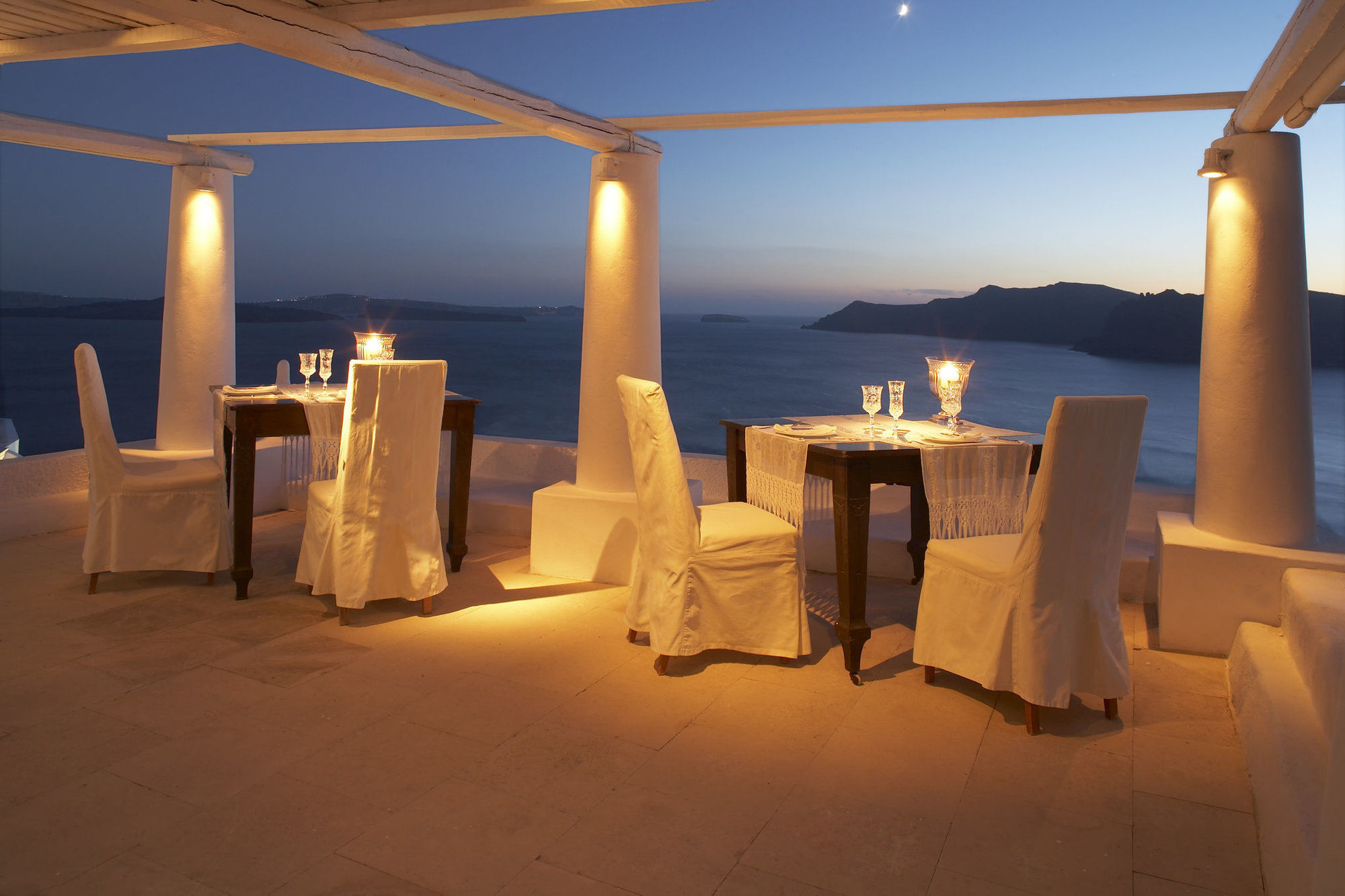 Katikies Villa Santorini - The Leading Hotels Of The World Oia  Nhà hàng bức ảnh